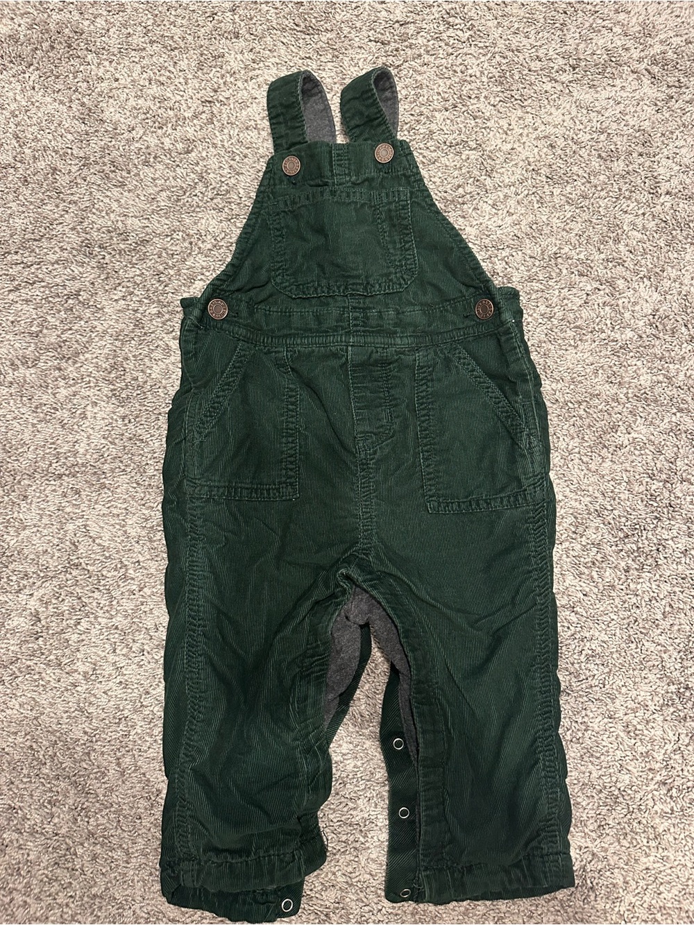 Gap Kids Green Corduroy Overalls